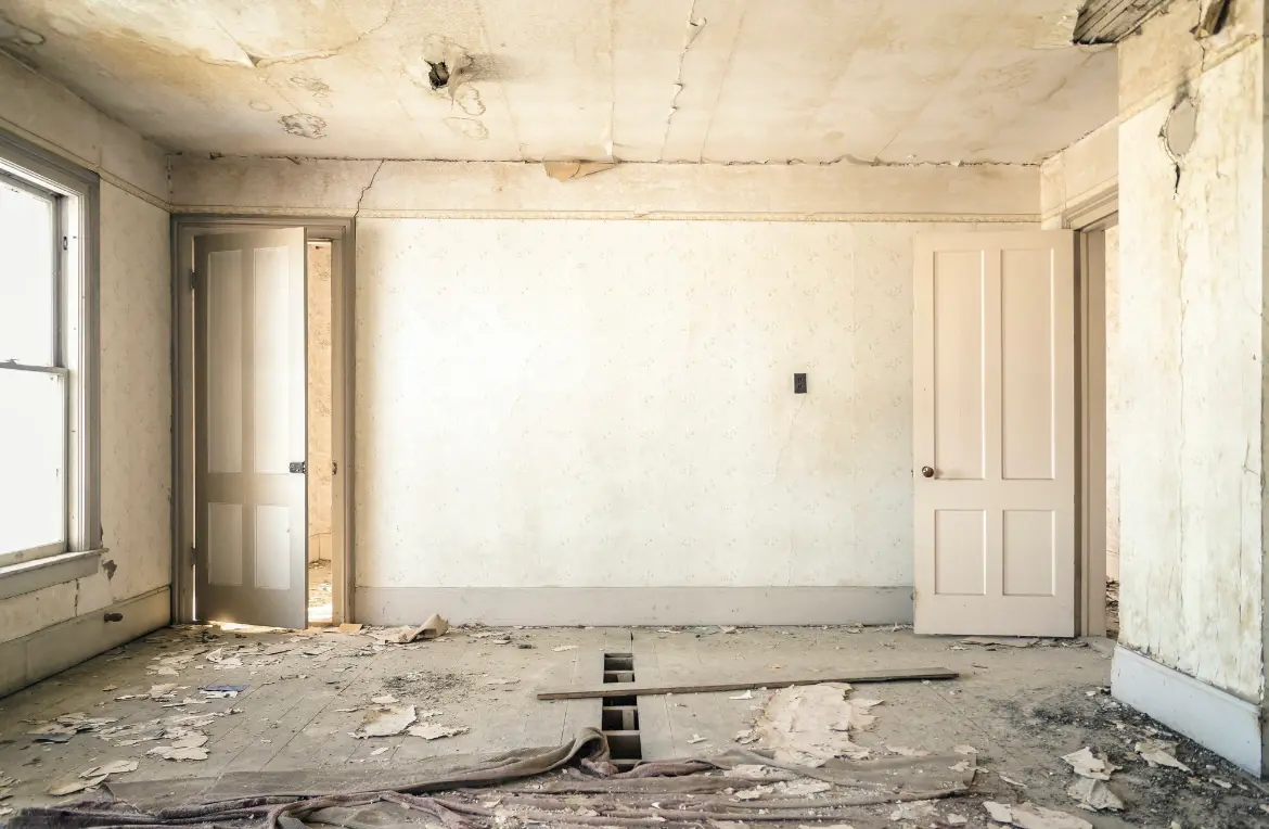 Waste disposal crew managing a cleanout project in North Lynnwood